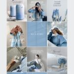 Canva Pack Minimalista Azul   Instagram aesthetic   Milla Ribeiro 2 150x150